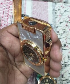 Premium Dual-Function Clock Lighter – Quartz Watch & Refillable Jet Flame Lighter - Image 4