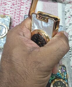 Premium Dual-Function Clock Lighter – Quartz Watch & Refillable Jet Flame Lighter - Image 7