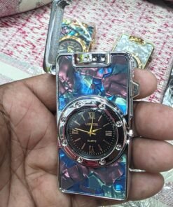 Premium Dual-Function Clock Lighter – Quartz Watch & Refillable Jet Flame Lighter - Image 6