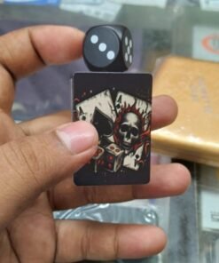 Dice & Skull Design Dual Flame Metal Lighter (Rechargeable/Gas) - Image 4