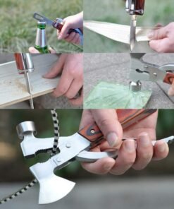 16-in-1 Multi-Function Camping Hammer & Axe with Pliers, Knife, Saw & Survival Tool Kit - Image 5